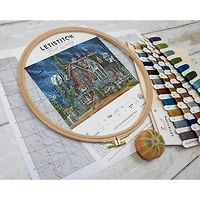 Letistitch Decorating the Haunted House Counted Cross Stitch Kit