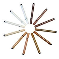 The Pencil Grip Magic Stix Triangular Global Skin Tone Washable Markers, 6 Packs of 12