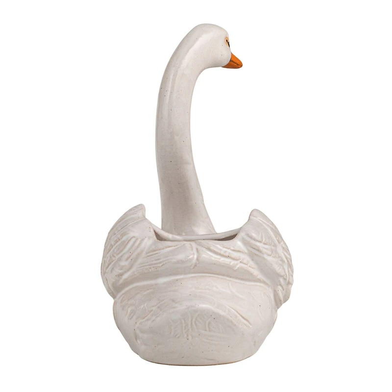 Hello Honey® Stoneware Swan Planter