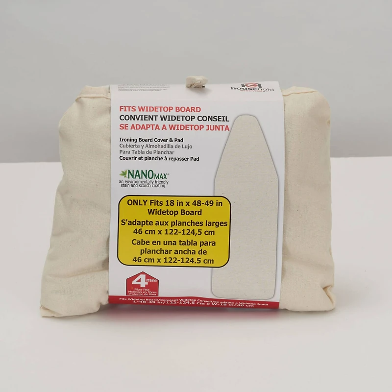 Household Essentials Deluxe Widetop Ironing Board Cover & Pad