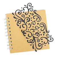 Black Glitter Swirl Stickers by Recollections™