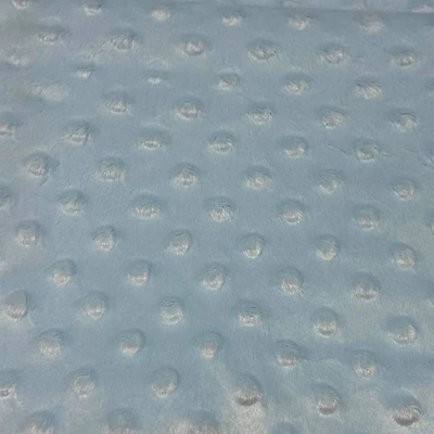 Feldman Blue Dot Soft Chenille Fabric