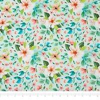 SINGER Denise Palmer Mermaid Floral Cotton Fabric