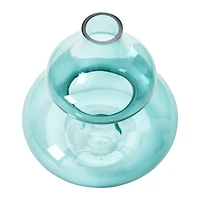 Hello Honey® 5" Blue Glass Vase