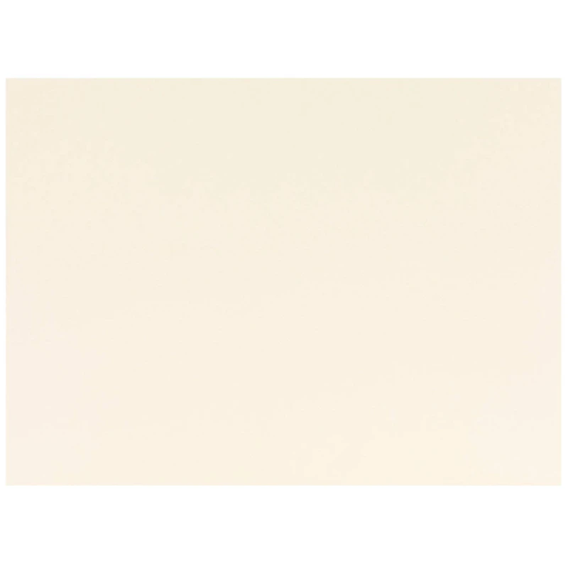 JAM Paper 5" x 6" Ivory Blank Flat Note Cards
