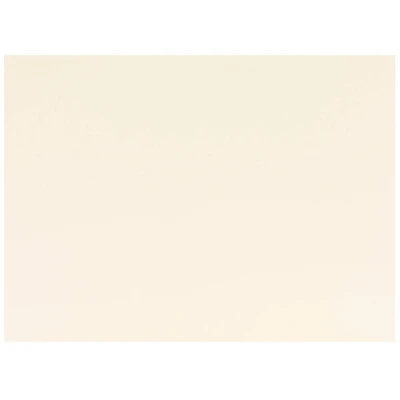 JAM Paper 5" x 6" Ivory Blank Flat Note Cards
