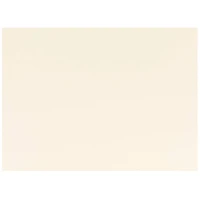JAM Paper 5" x 6" Ivory Blank Flat Note Cards