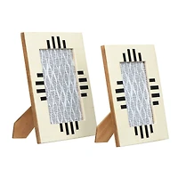 Hello Honey® 2 Pack Cream Photo Frame