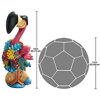 Design Toscano Flamingo Frank in Paradise Pink Flamingo Garden Statue