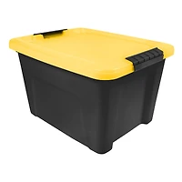 Iris® 20 Qt. Yellow, Plastic Storage Bins, 6 Ct