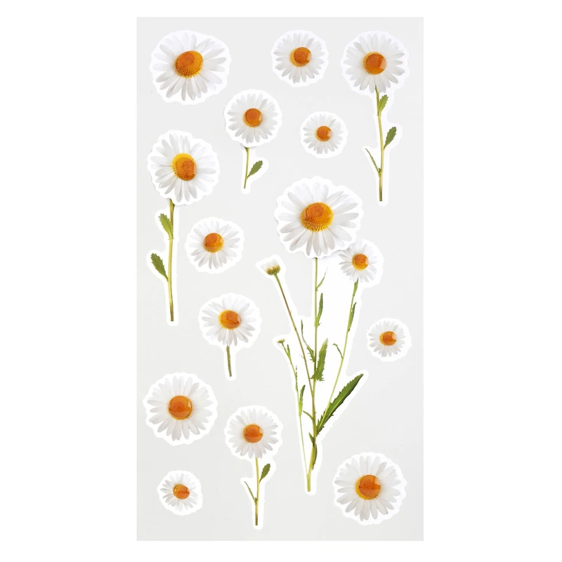 White Daisy Dimensional Stickers by Recollections™