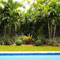 14" UV-Resistant Boxwood Ball Topiaries with Integrated Ground Stakes, 2ct.