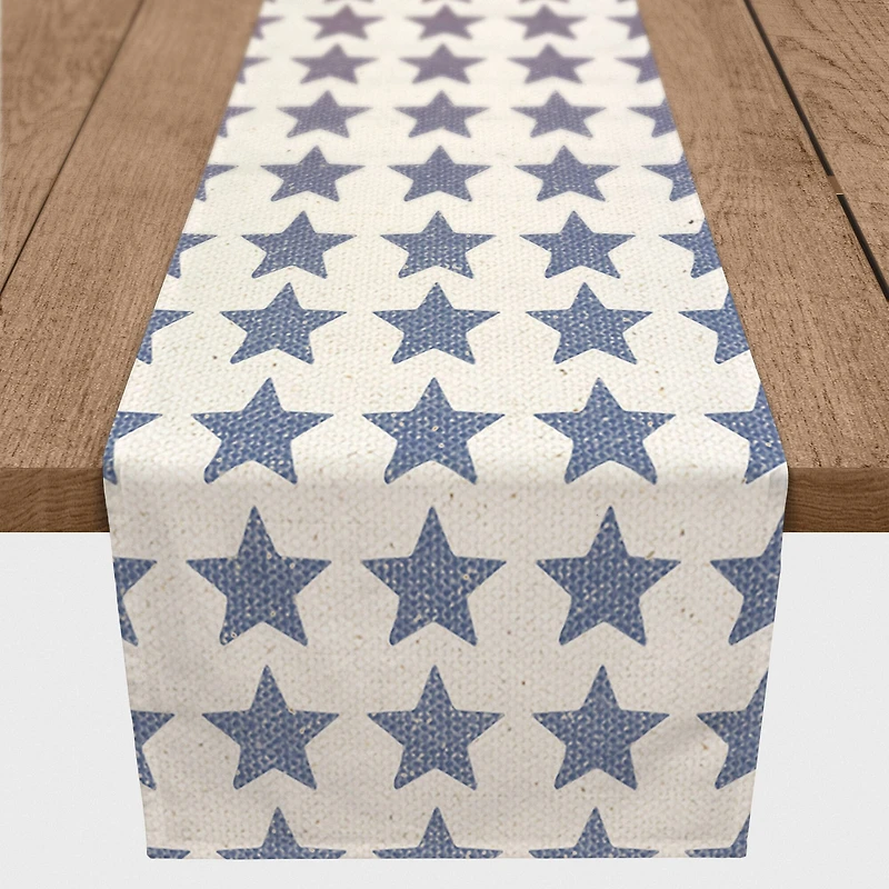 Gradient Stars Poly Twill Table Runner