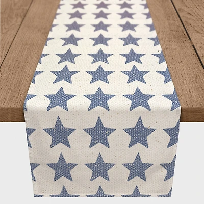 Gradient Stars Poly Twill Table Runner