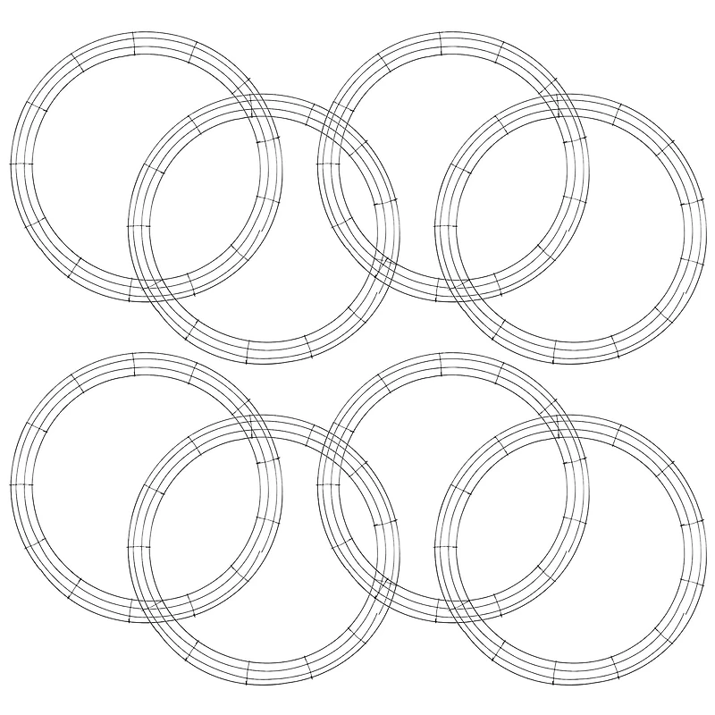 8 Pack: 24" Wire Wreath Frame by Ashland®