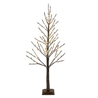 4ft. Deep Brown LED Icy Twig Tree