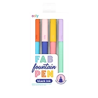 Fab Black Ink Fountain Pen Set