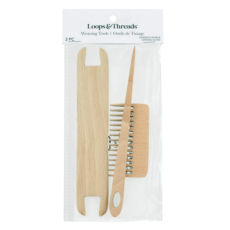 Beechwood Weaving Tool Set by Loops & Threads®