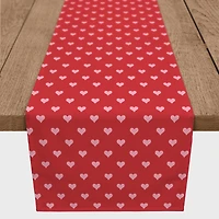90" Hearts Valentine's Day Table Runner