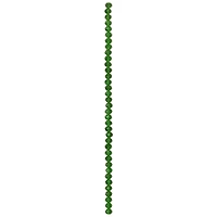12 Pack: Green Faceted Glass Rondelle Beads, 6mm by Bead Landing™