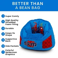 Marvel Spider Man Cozee Fluffy Chair With Memory Foam Seat