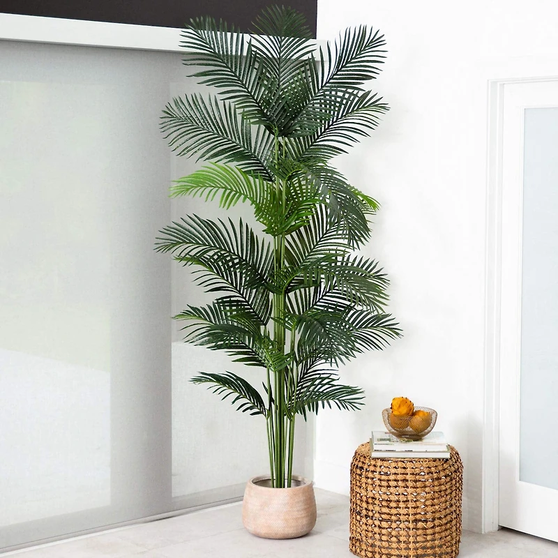 8ft. Potted Artificial Paradise Palm Tree