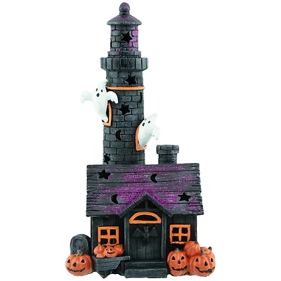 12" LED Lighted Haunted House Halloween Decoration