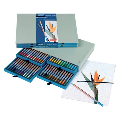 Bruynzeel Design® 48 Color Aquarel Pencil Set
