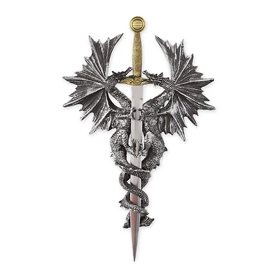 Dragon Dagger Wall Plaque