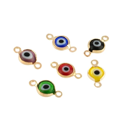 12mm Gold Eye Connectors, 6ct. by Bead Landing™