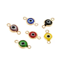 12mm Gold Eye Connectors, 6ct. by Bead Landing™