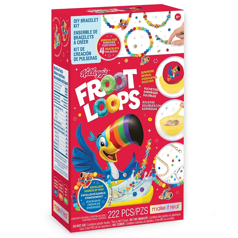 Make It Real™ Kellogg's™ Cerealsly Cute Froot Loops™ DIY Bracelet Kit