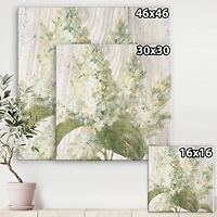 Designart - Goauche Green Flower II