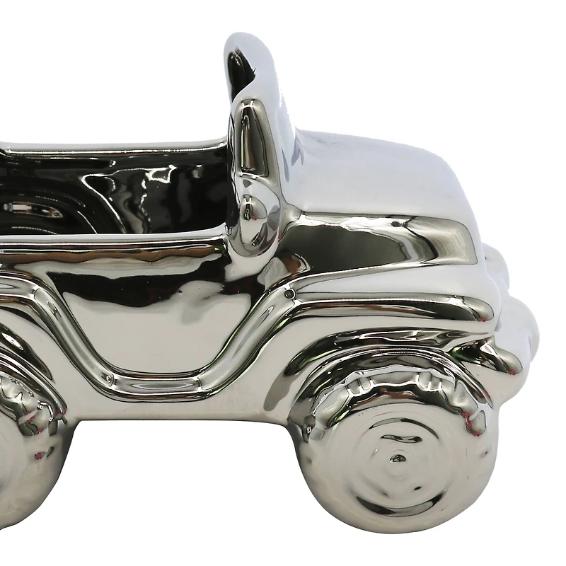 9" Silver Ceramic Truck Tabletop Décor by Ashland®