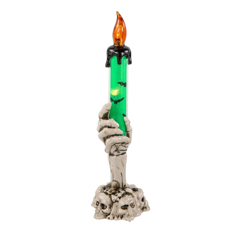 8" LED Skeleton Hand Halloween Candles, 3ct.