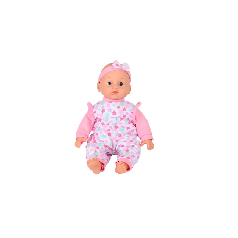 Dream Collection 14" Twin Doll Stroller with 2 Dolls