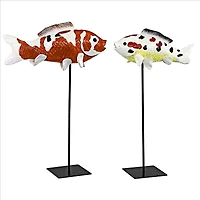 Design Toscano Japanese Floating Koi Sculpture Collection Set
