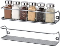 NEX™ Silver Spice Rack Wall Organizers, 2ct.
