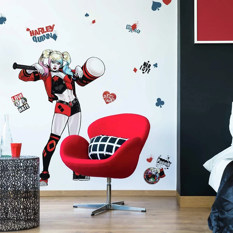 RoomMates Harley Quinn Peel & Stick Giant Wall Decals