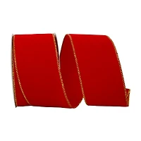 JAM Paper 2.5" x 10yd. Velvet Wired Value Ribbon