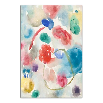 Colorful Blobs 24" x 36" Canvas Wall Art