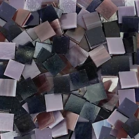Oceanside Compatible™ Small Purple Mosaic Stained Glass Squares, 8oz.
