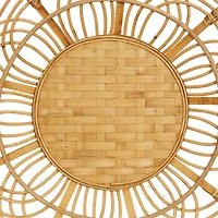 Set of 3 Brown Metal Boho Style Wall Decor 24", 20", 16"