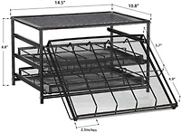 NEX™ 3-Tier 30-Bottle Spice Rack Organizer