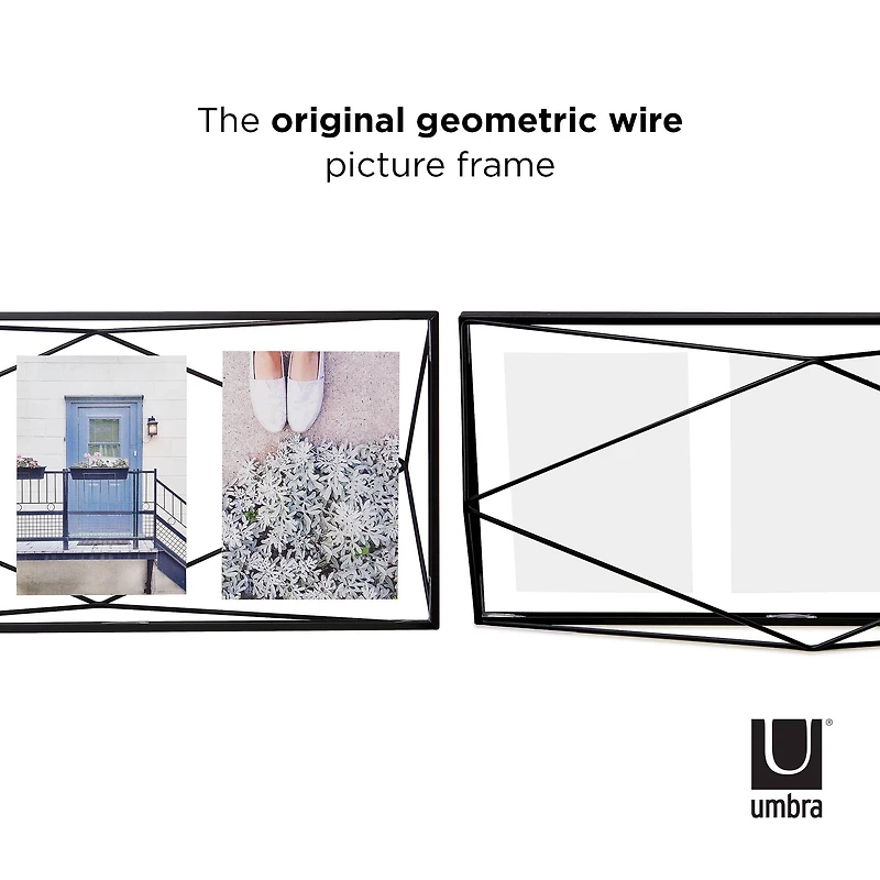 Umbra Black Prisma 3 Opening Picture Frame