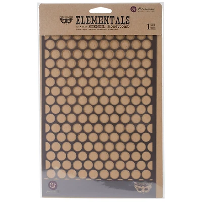Finnabair Elementals Honeycomb Stencil
