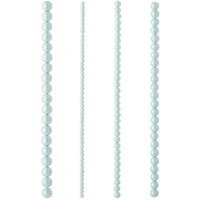 Aqua Matte Glass Pearl Round Beads by Bead Landing™