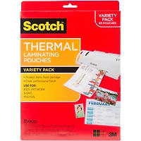 Scotch® Thermal Laminator Pouches Variety Pack