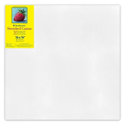 Strathmore 300 Series Traditional Stretched Canvas, 16" x 16"