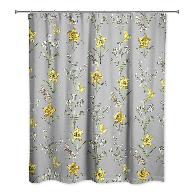 Spring Pattern Shower Curtain